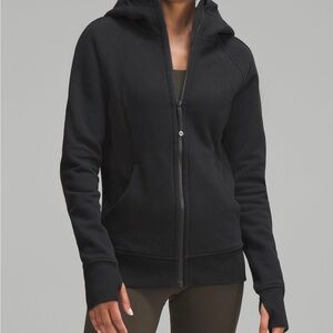 Lululemon Scuba Full Zip Hoodie Sweatshirt Hip Length Women’s size 4 🖤 BLACK